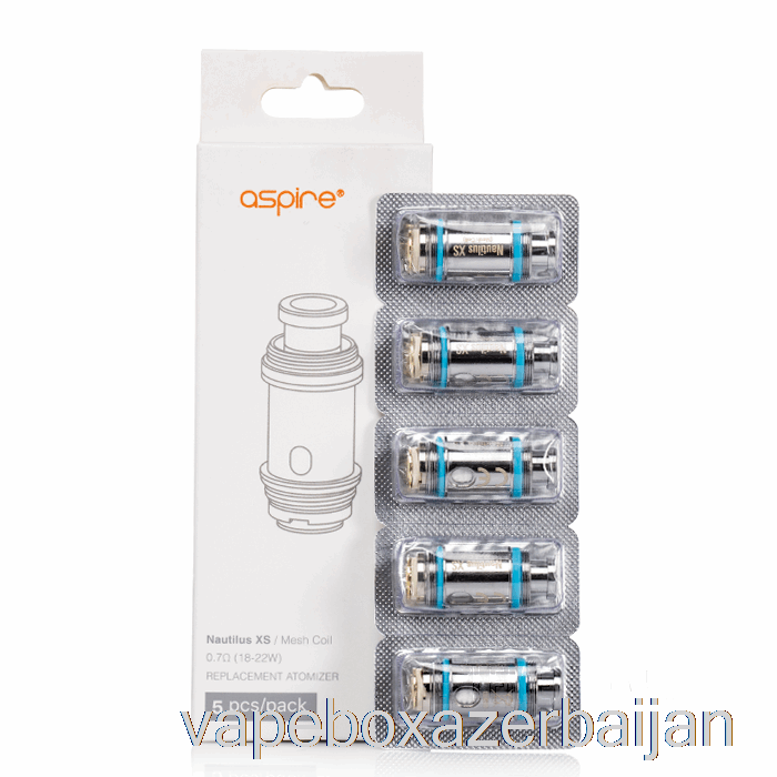 Vape Baku Aspire Nautilus XS Replacement Coils 0.7ohm Nautilus XS Coils